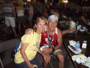 Kim and I after finish