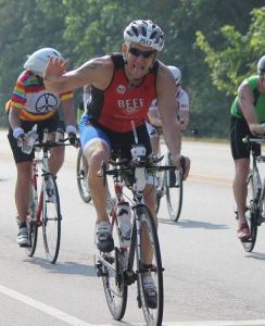 Still goofing on the bike. (photo Marc Elliott)